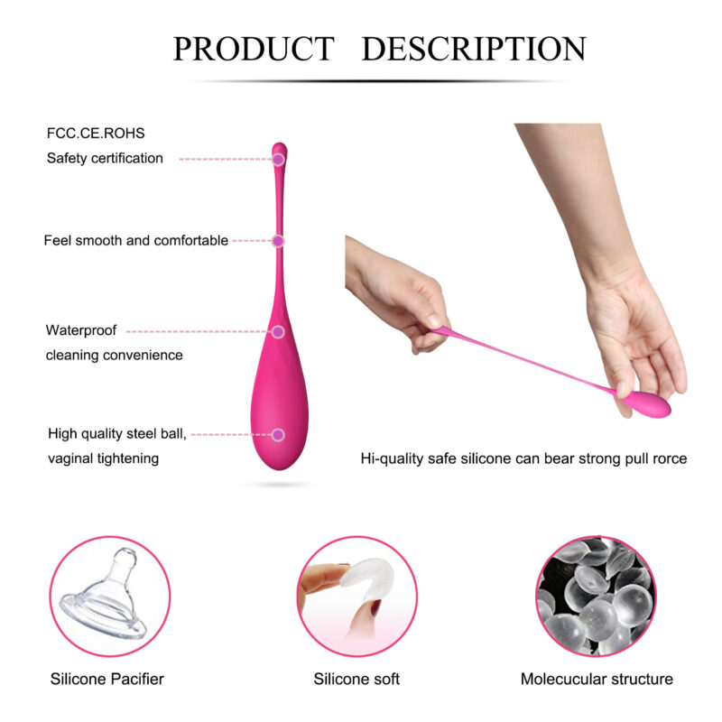 Silicone Pelvic Floor Exercise Balls Package And Count