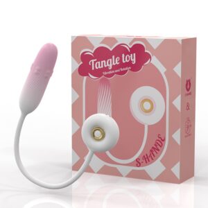 Female telescopic heating jumping egg rotating ball strong vibration sex toy female masturbation sex toy sex jumping egg
