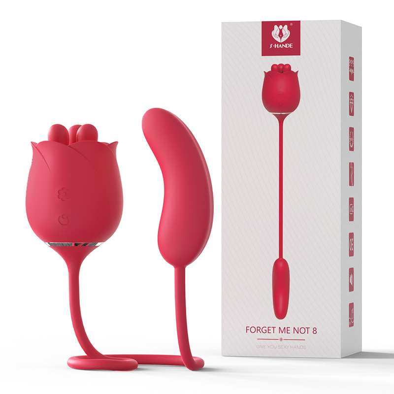 Custom rose jumping egg kneading vibration strong vibration crispy hemp female sex toy masturbator female adult products