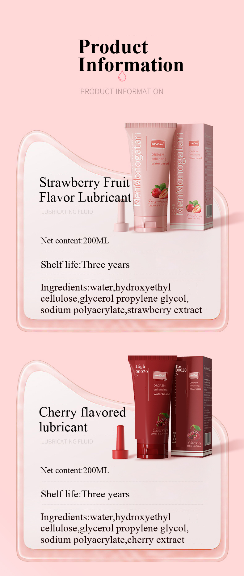 Fruit-flavored lubricant, no washing required, lickable, female pleasure water, adult sex toy - Image 6