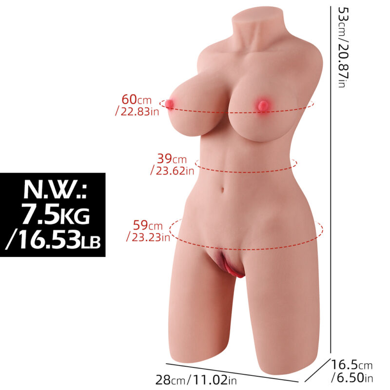 Silicone Half-Body Companion Doll Main Image Detail