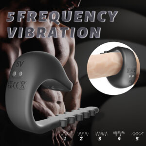 male electric shock sperm cocking ring for couple