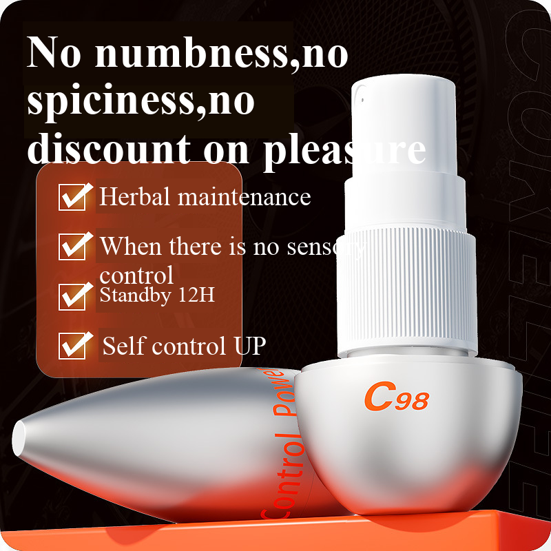 Delay spray for male external use, for sexual intercourse, foreplay, and time control.