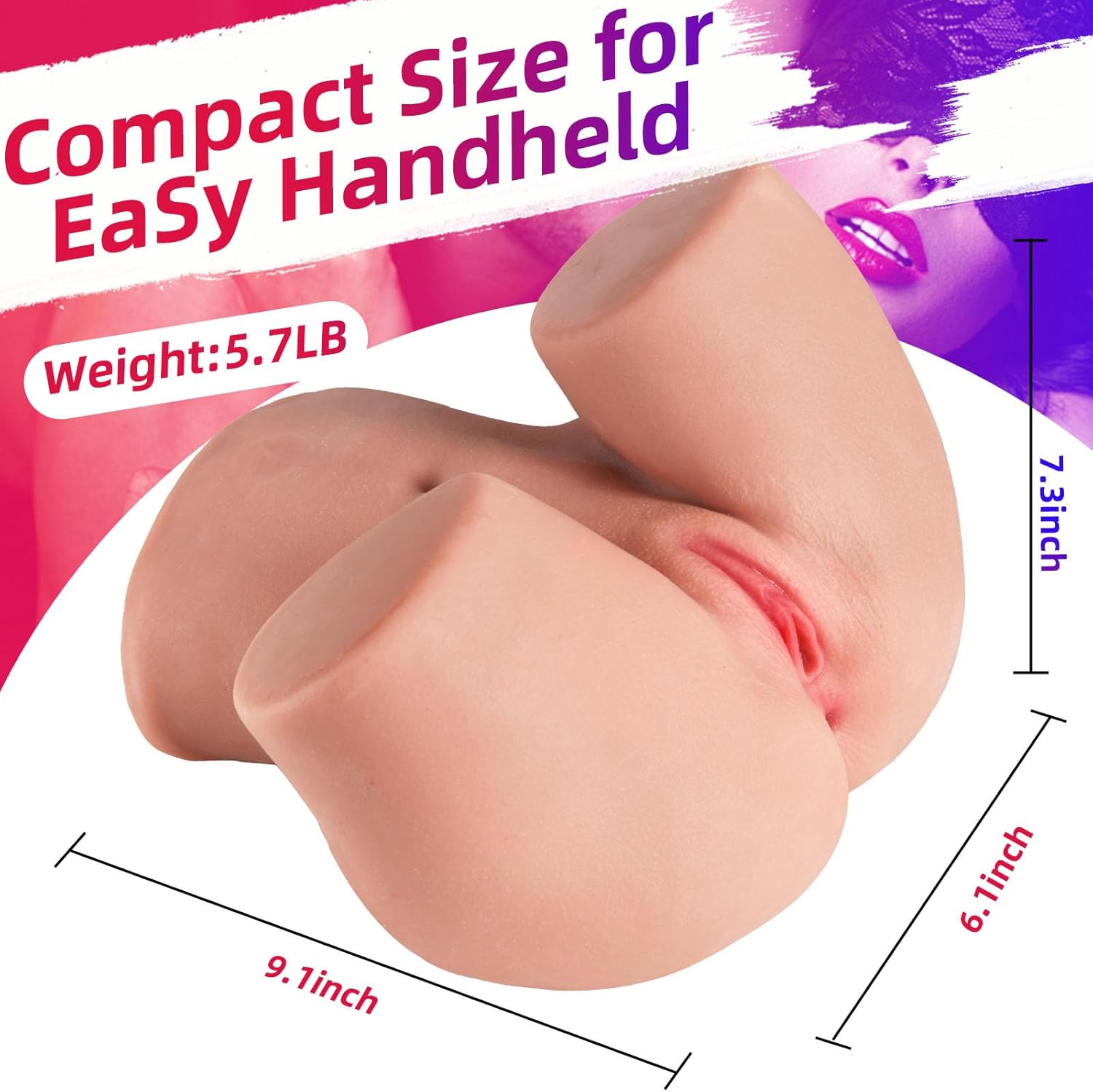 2-hole pocket vagina realistic sex doll - Image 3