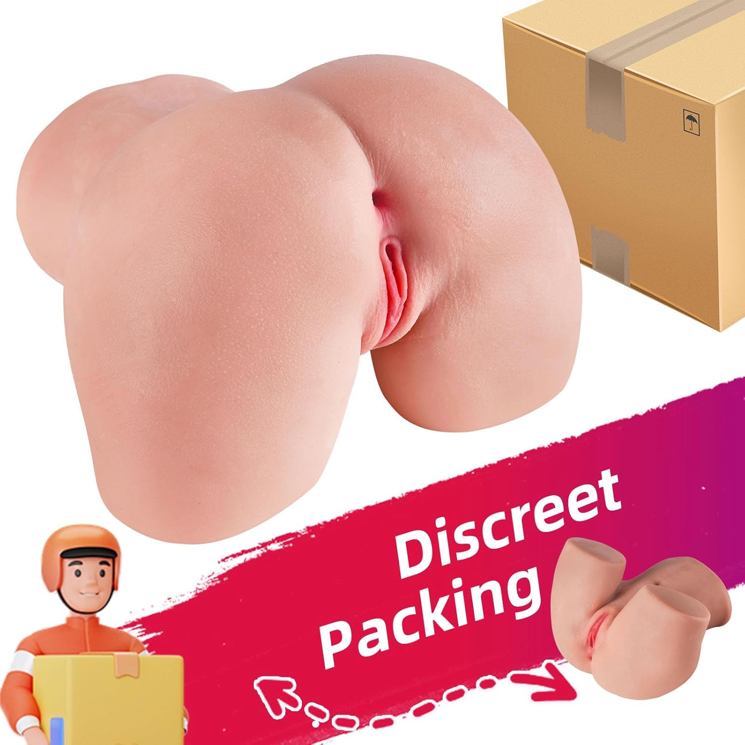 2-hole pocket vagina realistic sex doll - Image 2