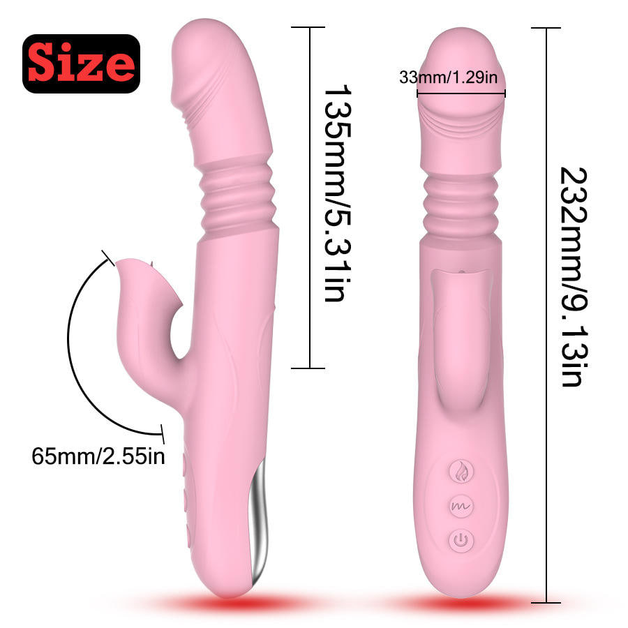 Heated and retractable vibrating dildo - Image 4