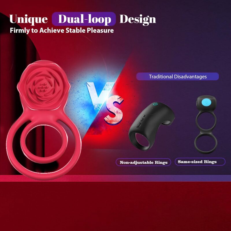 Vibrating Ring With External Stimulator product detail