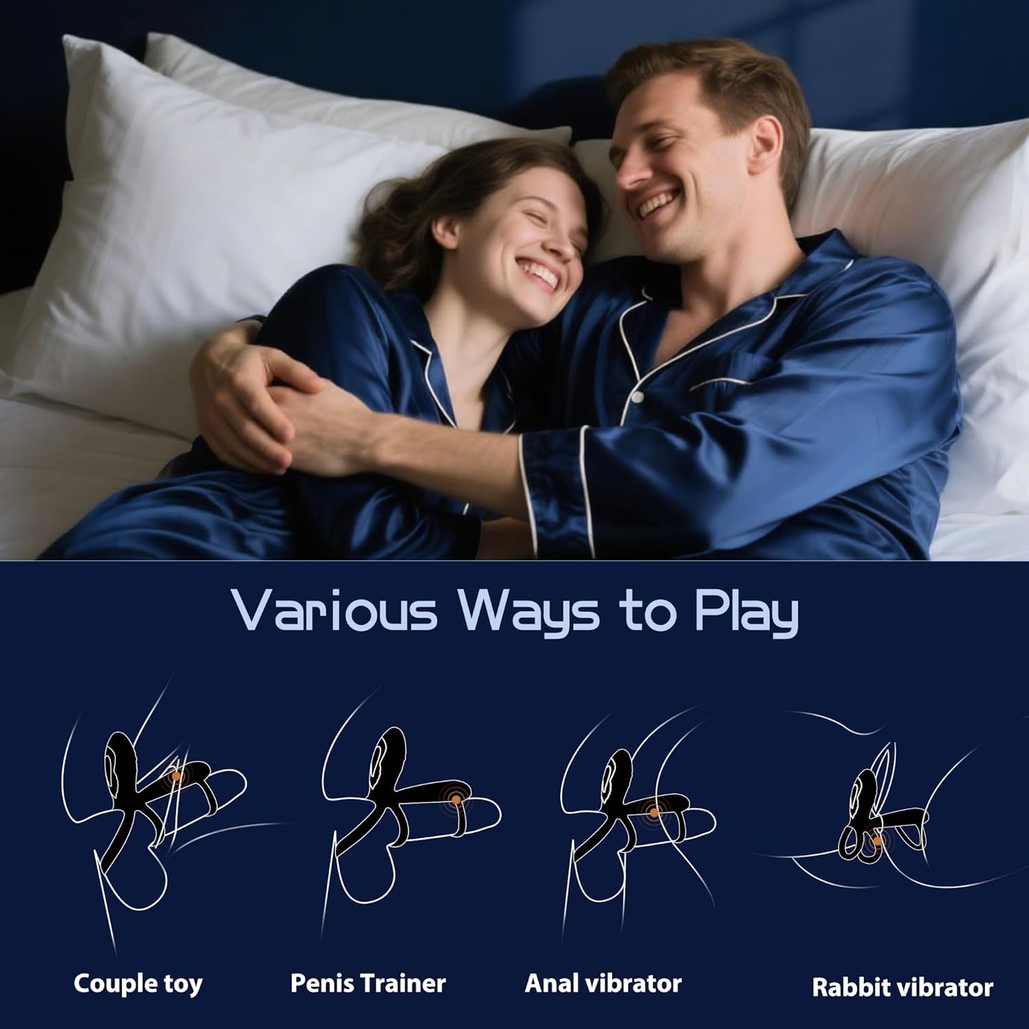 Vibrating ring with 360° twisting motion for G-spot stimulation. - Image 3