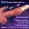 Realistic thrusting dildo
