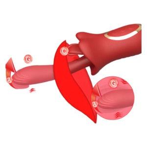 Female electric tongue licking masturbation massager