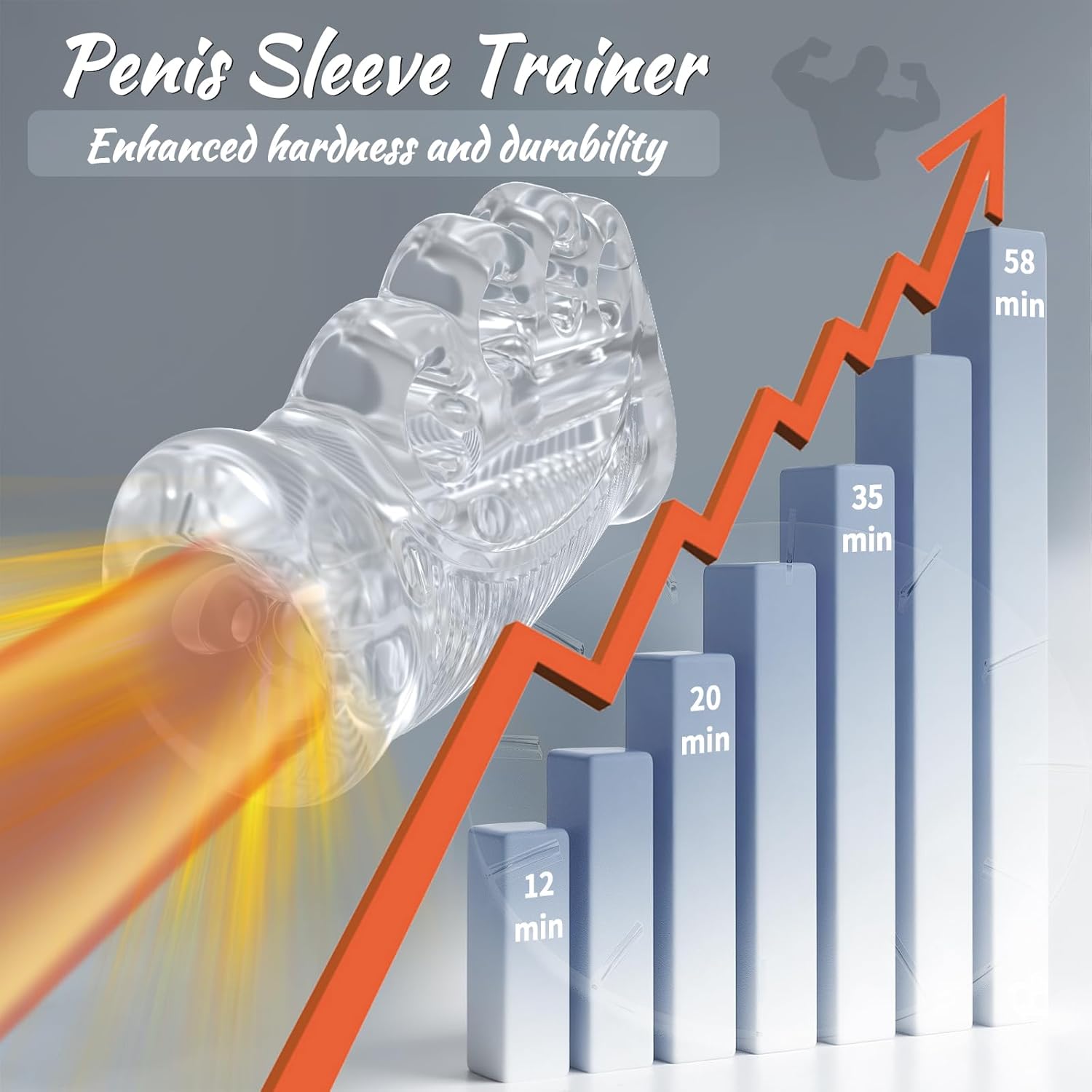 TPE material male masturbation sleeve, adult sex toy - Image 4