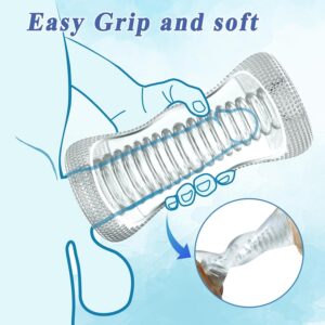 Transparent male masturbator