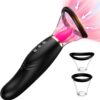 Female sucking vibrator sex toy