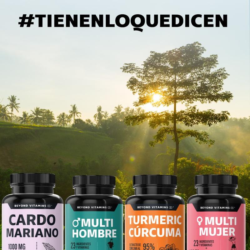 Beyond Vitamins 100% Natural Vegan Milk Thistle Extract with Turmeric Root - Image 6