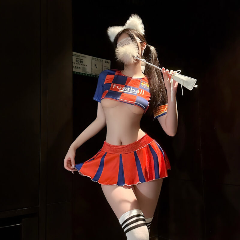 Cheerleader-Inspired Role Play Set Private Styling Support
