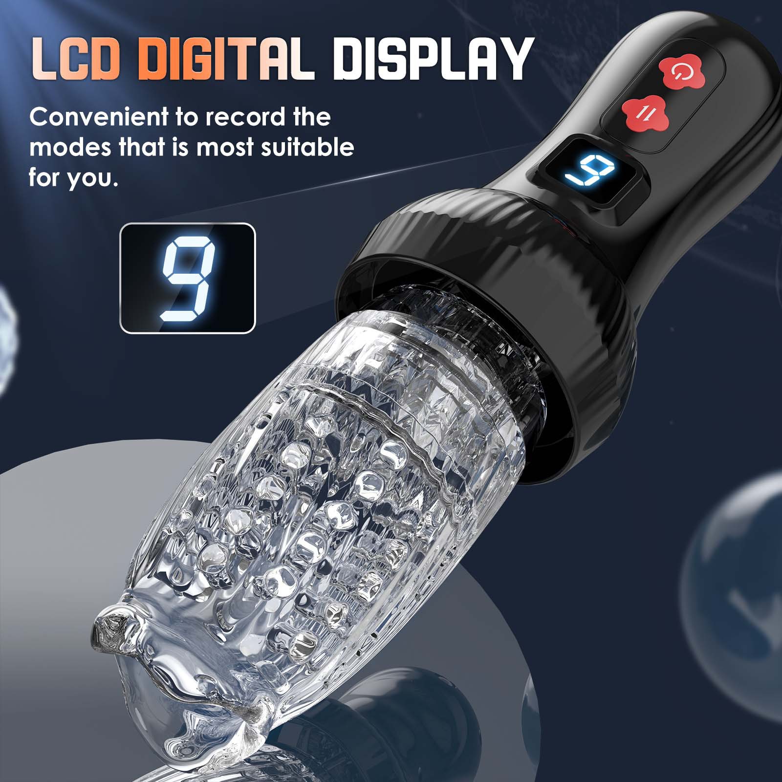 9-Mode Automatic Rotating & Thrusting Stroker with LCD Display - Image 8