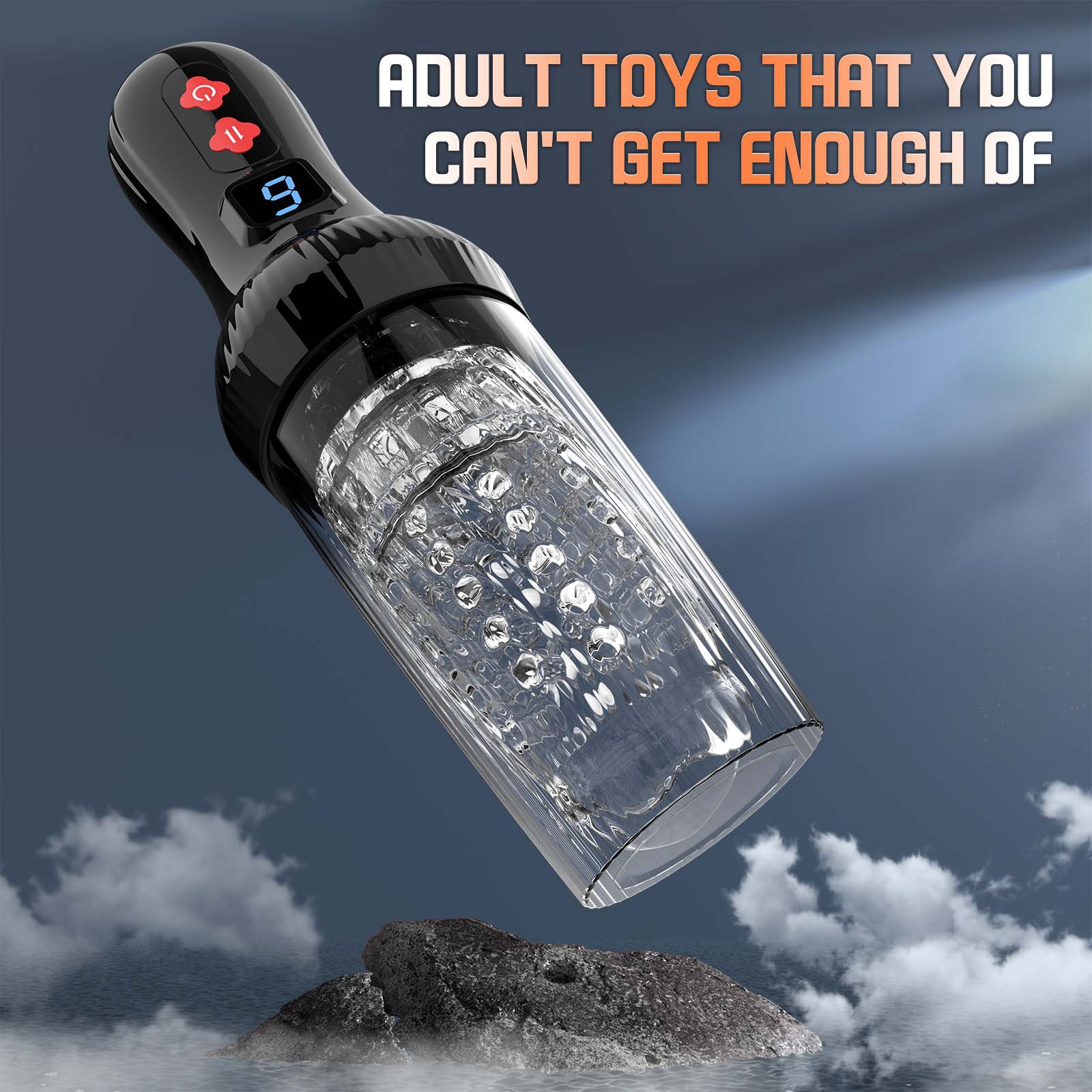 9-Mode Automatic Rotating & Thrusting Stroker with LCD Display - Image 5