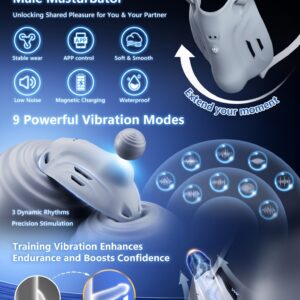 Alternative view of Wearable Vibrating Male Trainer - Remote Control Hands-Free Penis Vibrator