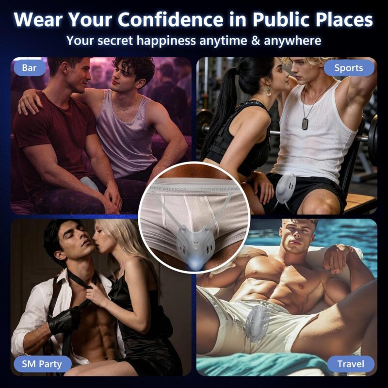 Wearable Vibrating Male Trainer - Remote Control Hands-Free Penis Vibrator product detail