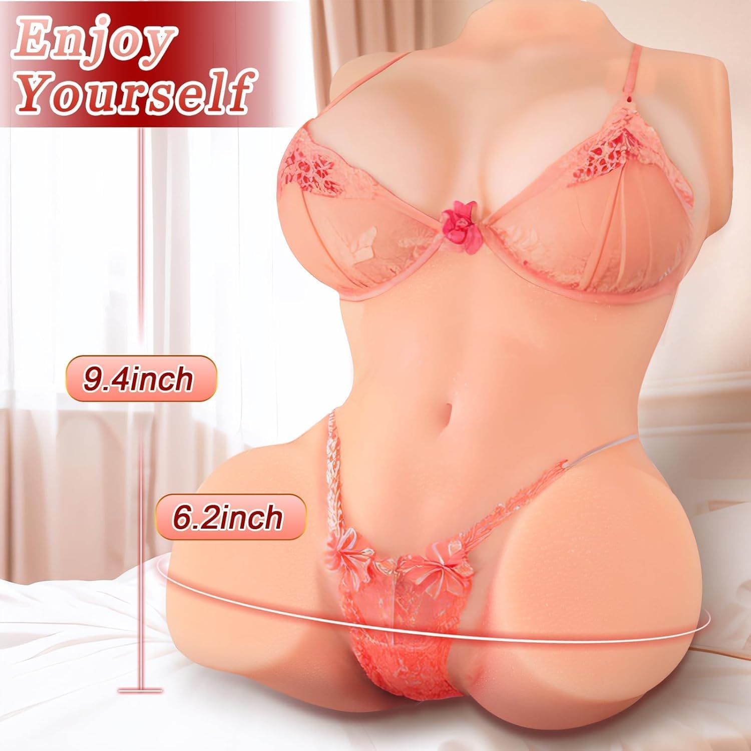 Compact Full-Body Torso Masturbator – Dual Textured Channels - Image 2
