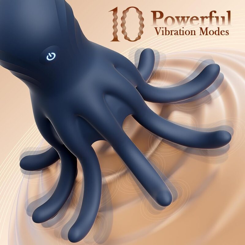 Tentacle Wrapped Male Trainer – 10 Vibration Modes
