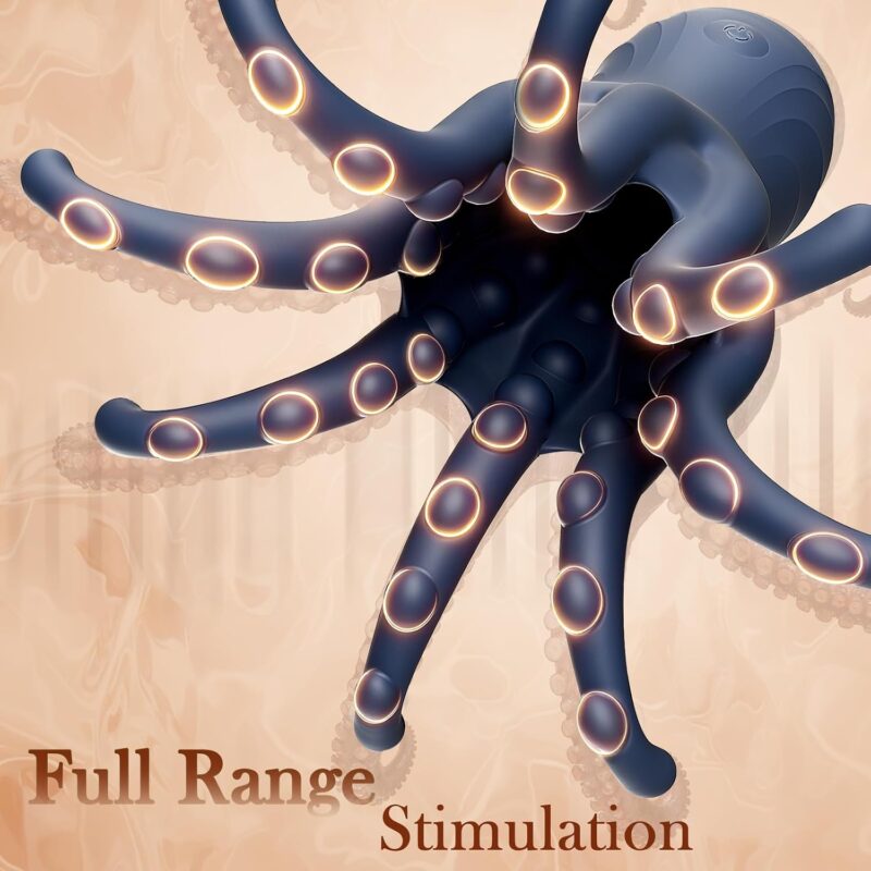 Tentacle Wrapped Male Trainer – 10 Vibration Modes Care And Storage