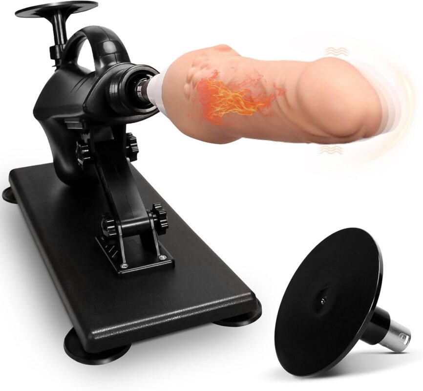 Automatic Thrusting Machine – Adjustable Mini Thrusting Toy with Heating, Vibration, Rocking, Suction Base & 3XLR Connector product detail image