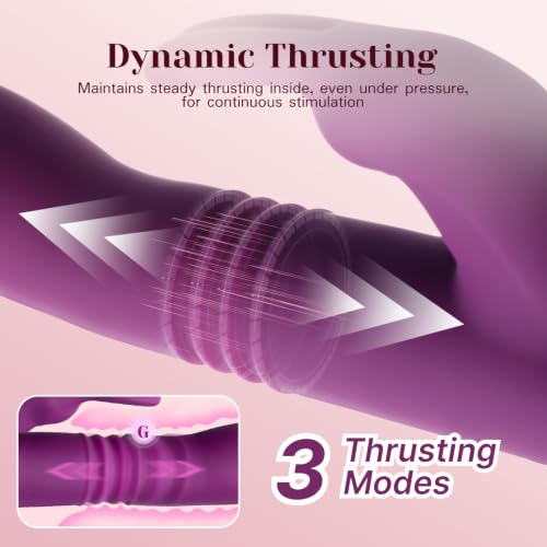 3-in-1 Thrusting Rabbit Vibrator – Dual Vibration & Flexible Design Private Checkout