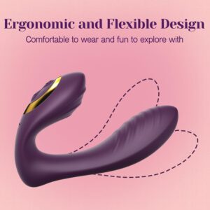 Alternative view of Remote-Control Wearable Couples Vibrator – 10 Modes & Dual Stimulation