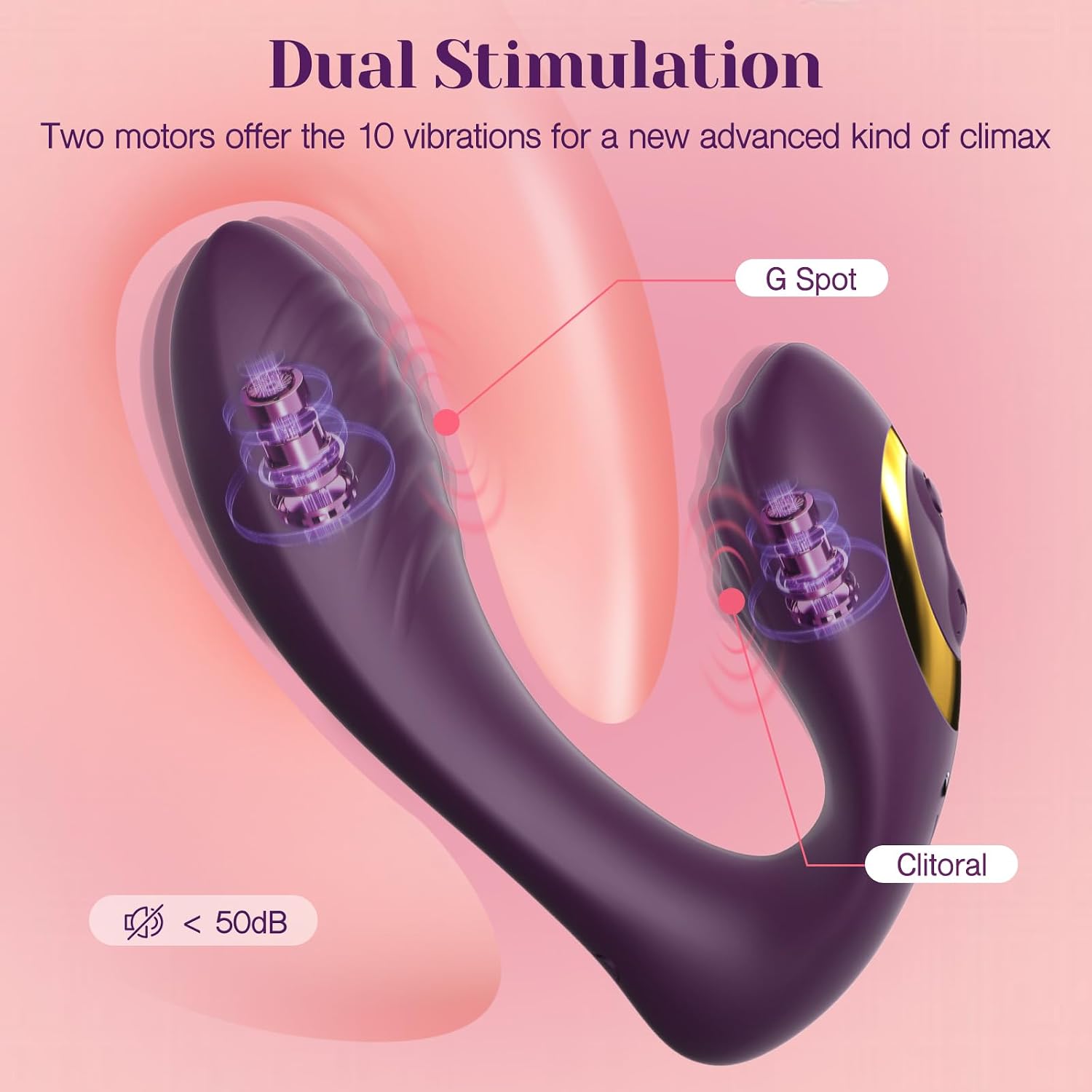 Remote-Control Wearable Couples Vibrator – 10 Modes & Dual Stimulation - Image 3