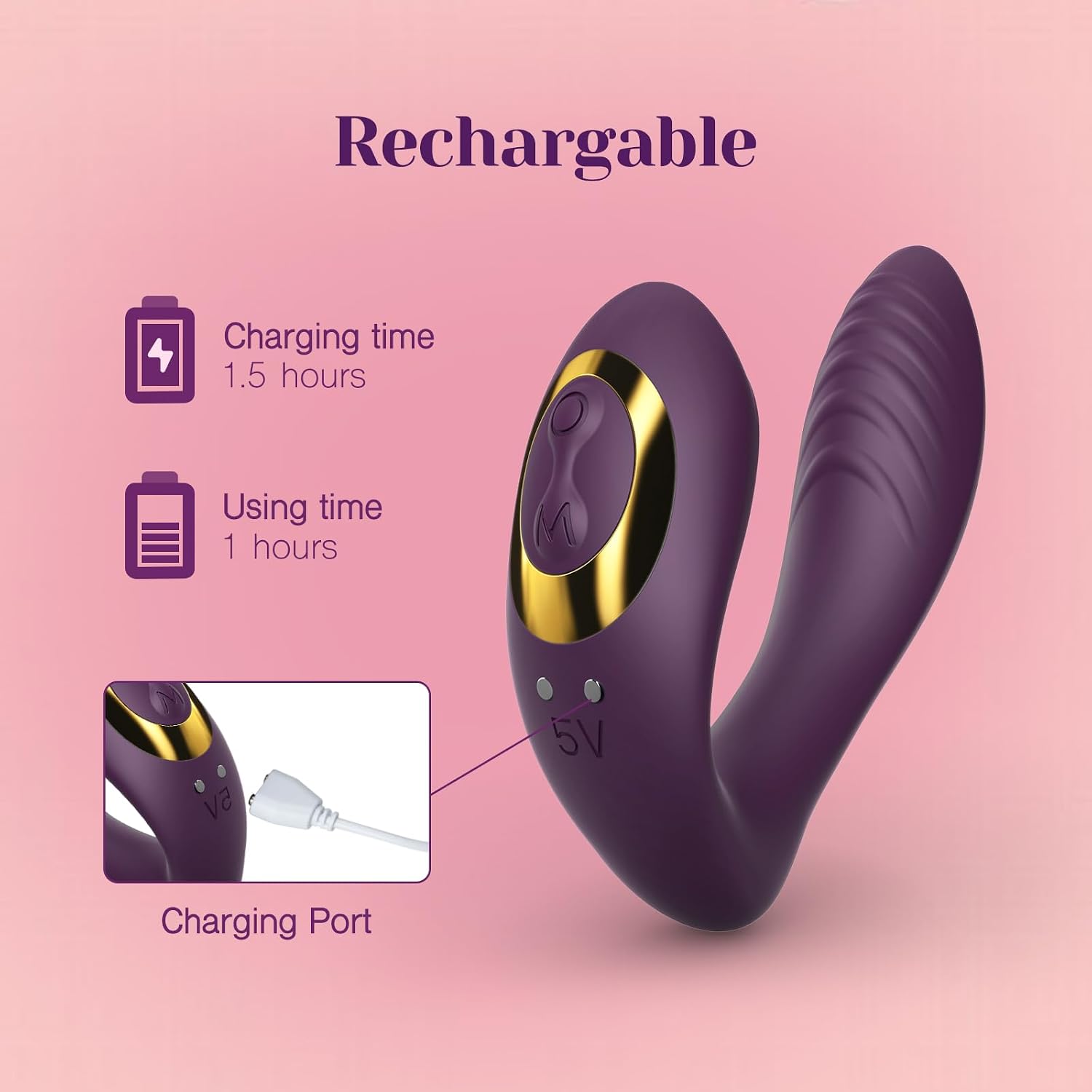 Remote-Control Wearable Couples Vibrator – 10 Modes & Dual Stimulation - Image 6