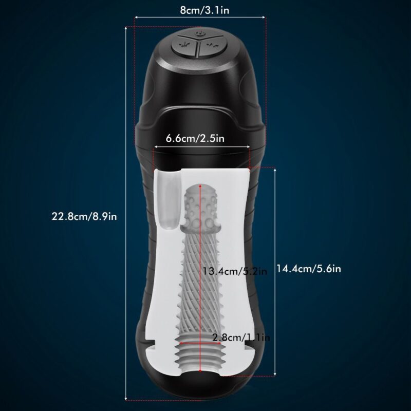 Automatic Vacuum Pump Stroker – 3 Suction Modes & Vibration Surface And Shape