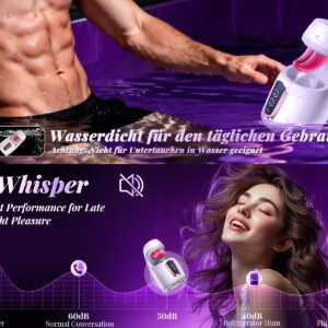 Alternative view of Tongue Male Toy - Realistic Licking Vibrator with Suction
