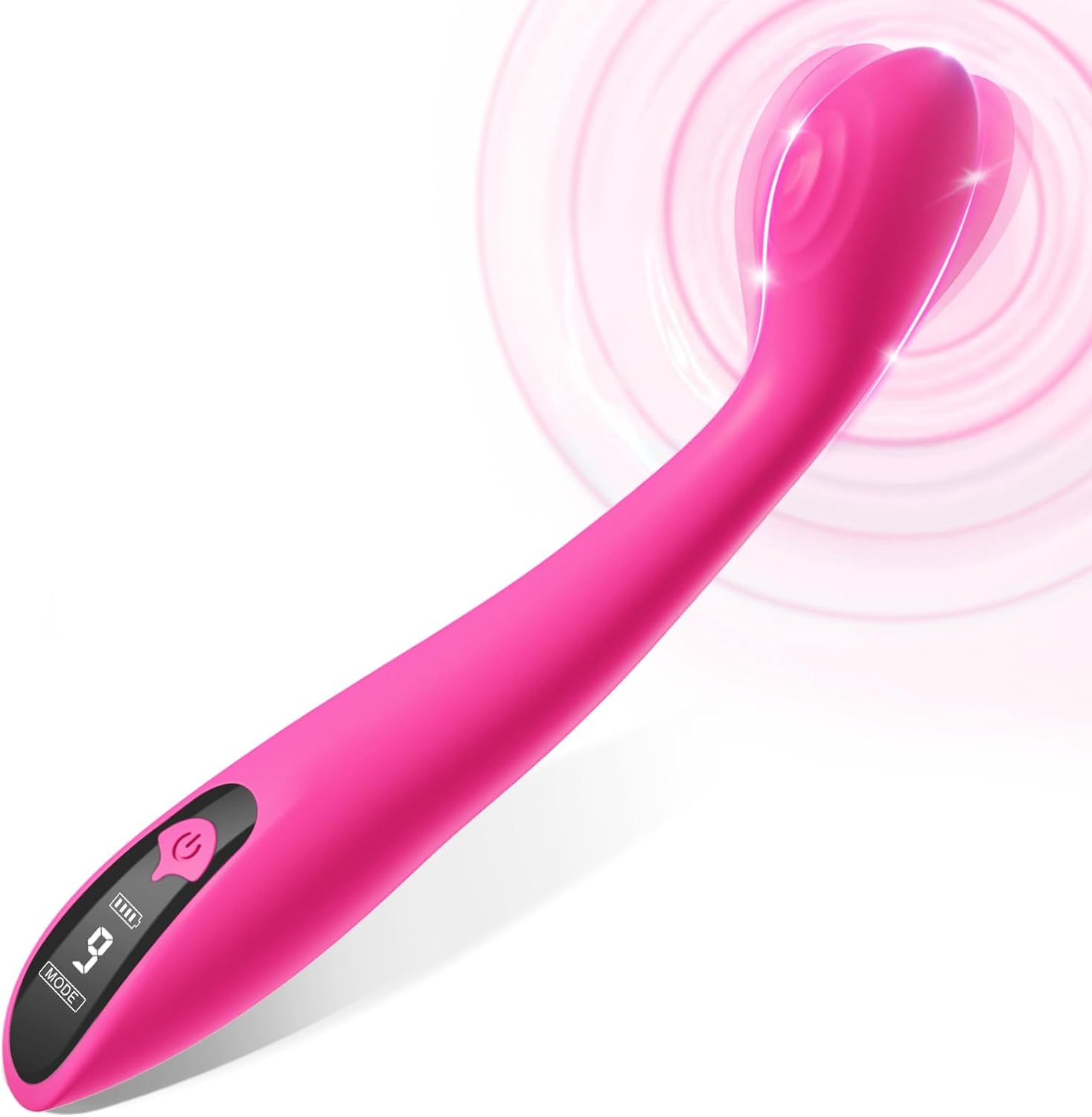 Curved Digital G-Spot Vibrator – 9 Modes - Image 2