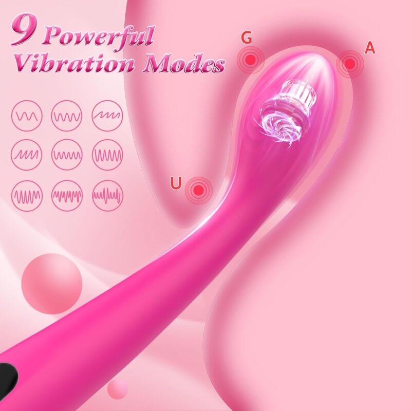 Curved Digital G-Spot Vibrator – 9 Modes Function Or Fit Check