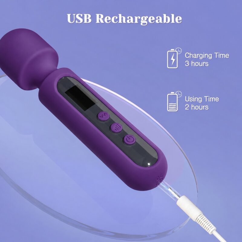 Digital Wand Massager Kit – 3 Attachments product detail