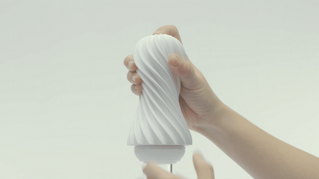 Flexible Spiral Manual Stroker – Removable Sleeve & Drying Stand