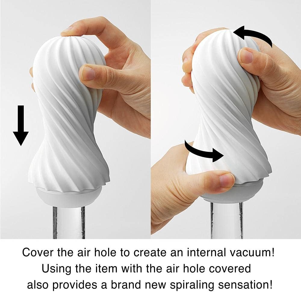 Flexible Spiral Manual Stroker – Removable Sleeve & Drying Stand - Image 4