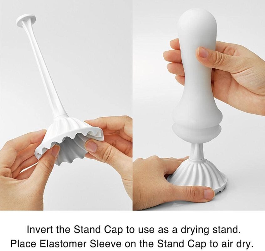 Flexible Spiral Manual Stroker – Removable Sleeve & Drying Stand product detail
