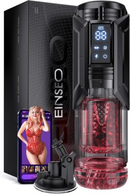 Transparent Automatic Stroker – Rotation, Thrust & Suction