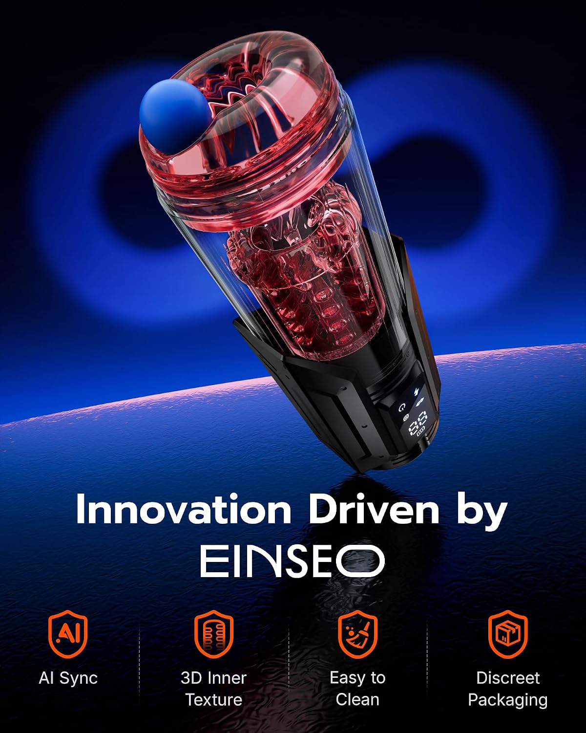 Transparent Automatic Stroker – Rotation, Thrust & Suction - Image 5