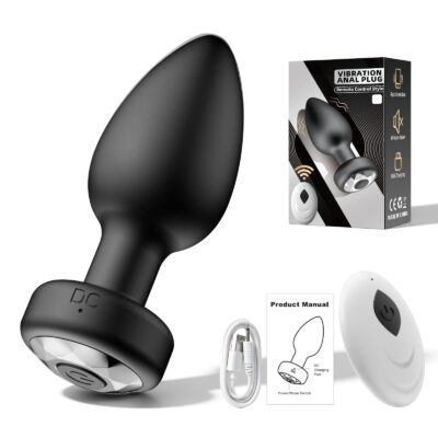 Single Remote Vibrating Anal Plug – 10 Modes